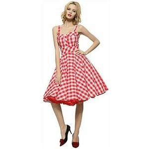 Maggie Tang 50s vintage style Gingham Sundress